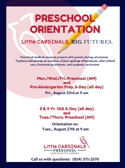 Preschool Orientation
